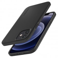 Чохол-накладка Spigen Thin Fit для Apple iPhone 12 Mini Black (ACS01739)