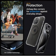 Чохол-накладка Spigen Ultra Hybrid MagFit для Apple iPhone 15 Pro Carbon Fiber (ACS06717)