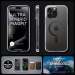 Чохол-накладка Spigen Ultra Hybrid MagFit для Apple iPhone 15 Pro Carbon Fiber (ACS06717) Чохол-накладка Spigen Ultra Hybrid MagFit для Apple iPhone 15 Pro Carbon Fiber (ACS06717)