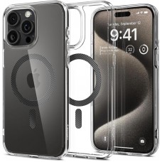 Чохол-накладка Spigen Ultra Hybrid MagFit для Apple iPhone 15 Pro Max Carbon Fiber (ACS06578)