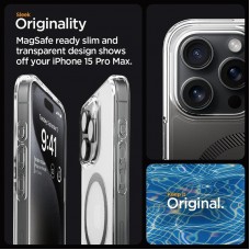 Чохол-накладка Spigen Ultra Hybrid MagFit для Apple iPhone 15 Pro Max Carbon Fiber (ACS06578)