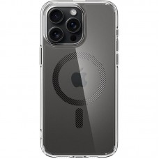 Чохол-накладка Spigen Ultra Hybrid MagFit для Apple iPhone 15 Pro Max Carbon Fiber (ACS06578)