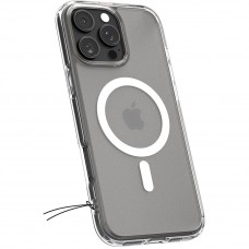 Чохол-накладка Spigen Ultra Hybrid with MagFit для Apple iPhone 16 Pro Max Frost Clear (ACS08002)