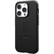 Чохол-накладка Urban Armor Gear Civilian Magsafe для Apple iPhone 15 Pro Black (114275114040)