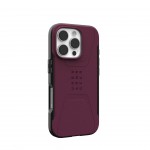 Чохол-накладка Urban Armor Gear Civilian Magsafe для Apple iPhone 16 Pro Bordeaux (114444119049) Чохол-накладка Urban Armor Gear Civilian Magsafe для Apple iPhone 16 Pro Bordeaux (114444119049)