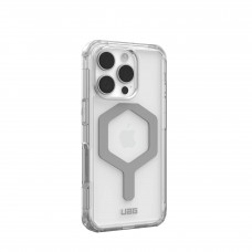 Чохол-накладка Urban Armor Gear Magsafe для Apple iPhone 16 Pro Plyo Ice/Silver (114480114333)