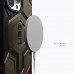 Чохол-накладка Urban Armor Gear Monarch Pro Magsafe для Apple iPhone 15 Pro Kevlar Elemental Green (11422111397B)