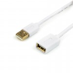 Кабель Atcom (13424) USB 2.0 AM/AF, 0.8м, білий Кабель Atcom (13424) USB 2.0 AM/AF, 0.8м, білий