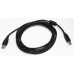 Кабель Cablexpert USB - USB Type-B V 2.0 (M/M), 1.8 м, феритовий фільтр, чорний (CCF-USB2-AMBM-6)