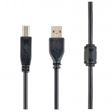Кабель Cablexpert USB - USB Type-B V 2.0 (M/M), 3.0 м, Феритовий фільтр, чорний (CCF-USB2-AMBM-10) Кабель Cablexpert USB - USB Type-B V 2.0 (M/M), 3.0 м, Феритовий фільтр, чорний (CCF-USB2-AMBM-10)