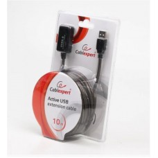 Кабель Cablexpert USB - USB V 2.0 (M/F), активний подовжувач, 10 м, чорний (UAE-01-10M) Кабель Cablexpert USB - USB V 2.0 (M/F), активний подовжувач, 10 м, чорний (UAE-01-10M)