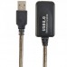Кабель Cablexpert USB - USB V 2.0 (M/F), активний подовжувач, 10 м, чорний (UAE-01-10M)
