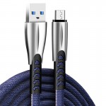 Кабель ColorWay USB - micro USB (M/M), 2.4 А, 1 м, Blue (CW-CBUM011-BL) Кабель ColorWay USB - micro USB (M/M), 2.4 А, 1 м, Blue (CW-CBUM011-BL)