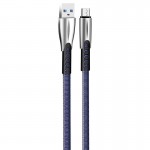 Кабель ColorWay USB - micro USB (M/M), 2.4 А, 1 м, Blue (CW-CBUM011-BL) Кабель ColorWay USB - micro USB (M/M), 2.4 А, 1 м, Blue (CW-CBUM011-BL)