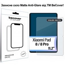 Захисне скло BeCover (Matte Anti-Glare) для Xiaomi Pad 8 / 8 Pro 11.2" (714576)