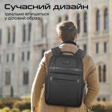 Рюкзак для ноутбука Promate Paramount BP 15.6" Black (paramount-bp)