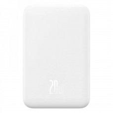 Універсальна мобільна батарея Baseus Magnetic Mini 5000mAh, 20W White (P10022107223-00)