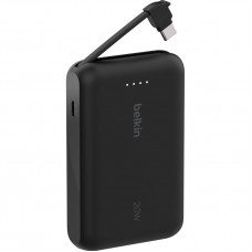 Універсальна мобільна батарея Belkin Power Bank 10000mAh 20W Black (BPB021HQBK) Універсальна мобільна батарея Belkin Power Bank 10000mAh 20W Black (BPB021HQBK)