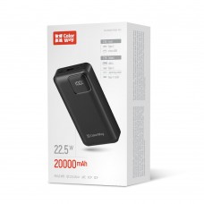 Універсальна мобільна батарея ColorWay Optimal Power 20000mAh Black (CW-PB200LPB5BK-PDD) Універсальна мобільна батарея ColorWay Optimal Power 20000mAh Black (CW-PB200LPB5BK-PDD)