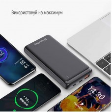 Універсальна мобільна батарея ColorWay Slim PD 10000mAh Black (CW-PB100LPG3BK-PD)
