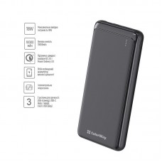 Універсальна мобільна батарея ColorWay Slim PD 10000mAh Black (CW-PB100LPG3BK-PD)