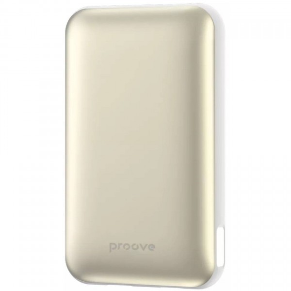 Універсальна мобільна батарея Proove Vibe Energy Plus 22.5W 10000mAh White/Gold (PBVE15012202)