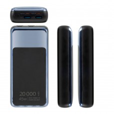 Універсальна мобільна батарея Rivacase Rivapower 20000mAh Black (VA1075) (RIVAPOWER VA1075 (Black))