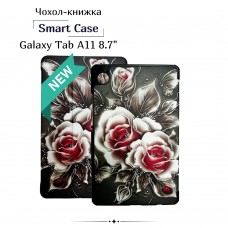 Чохол BeCover Smart Case для Samsung Galaxy Tab A11 SM-X133/SM-X135 8.7" Black Rose (713983)
