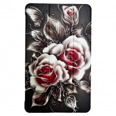 Чохол BeCover Smart Case для Samsung Galaxy Tab A11 SM-X133/SM-X135 8.7" Black Rose (713983)