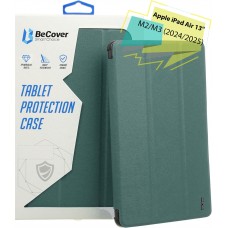 Чохол BeCover Tri Fold Soft TPU Silicone для Apple iPad Air 13" M2 2024 Dark Green (711470)