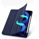 Чохол BeCover Tri Fold Soft TPU з кріпленням Apple Pencil для Apple iPad Air 11" M2 2024 Deep Blue (711401)