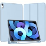 Чохол BeCover Tri Fold Soft TPU з кріпленням Apple Pencil для Apple iPad Air 11" M4 2026 Light Blue (715232) Чохол BeCover Tri Fold Soft TPU з кріпленням Apple Pencil для Apple iPad Air 11" M4 2026 Light Blue (715232)