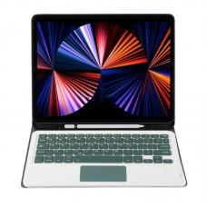 Чохол з бездротовою клавіатурою (TouchPad) BeCover для Apple iPad Pro 12.9 (2020/2021/2022) Dark Green (712383)