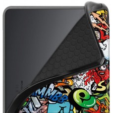 Чохол-книжка BeCover Flexible TPU Mate для Samsung Galaxy Tab S9 (SM-X710/SM-X716)/S9 FE (SM-X510/SM-X516B) Graffiti (712534)