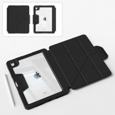 Чохол-книжка BeCover Rugged Origami Transparent з кріпленням Apple Pencil для Apple iPad Air (4/5) 2020/2022 10.9" Black (714967)