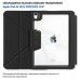 Чохол-книжка BeCover Rugged Origami Transparent з кріпленням Apple Pencil для Apple iPad Air (4/5) 2020/2022 10.9" Black (714967)