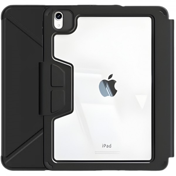 Чохол-книжка BeCover Rugged Origami Transparent з кріпленням Apple Pencil дляApple iPad Air 11" M4 2026 Black (715176)