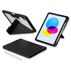 Чохол-книжка BeCover Rugged Origami Transparent з кріпленням Apple Pencil дляApple iPad Air 11" M4 2026 Black (715176)