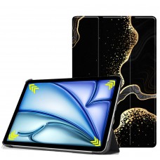 Чохол-книжка BeCover Smart Case для Apple iPad Air 11" M2/M3 (2024/2025) Black Abstraction (711598)