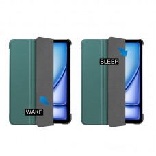 Чохол-книжка BeCover Smart Case для Apple iPad Air 13" M2/M3 (2024/2025) Dark Green (711613)