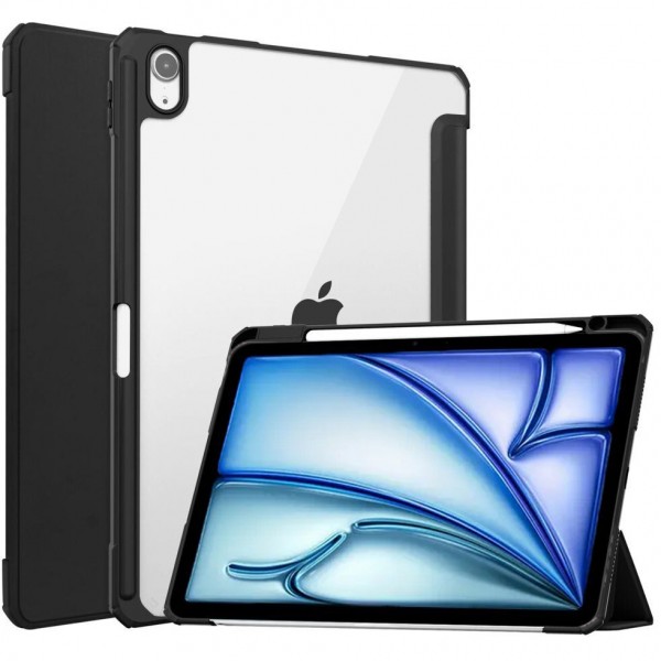 Чохол-книжка BeCover Soft Edge TPU з кріпленням Apple Pencil для Apple iPad Air 11" M4 2026 Black (715255)