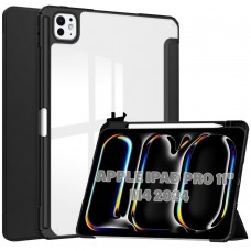 Чохол-книжка BeCover Soft Edge TPU з кріпленням Apple Pencil для Apple iPad Pro 11" M4 2024 Black (711714)
