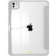 Чохол-книжка BeCover Soft Edge TPU з кріпленням Apple Pencil для Apple iPad Pro 11" M4 2024 Gray (711715)