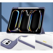 Чохол-книжка BeCover Soft Edge TPU з кріпленням Apple Pencil для Apple iPad Pro 11" M4 2024 Purple (711716)