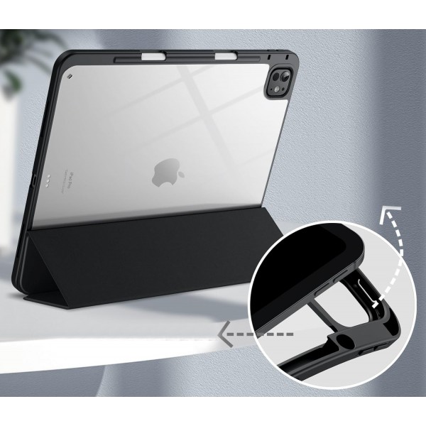 Чохол-книжка BeCover Soft Edge TPU з кріпленням Apple Pencil для Apple iPad Pro 13" M4 2024 Black (711717)
