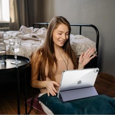 Чохол-книжка BeCover Soft Edge з кріпленням Apple Pencil для Apple iPad Air (4/5) 2020/2022 10.9" Purple (711124)