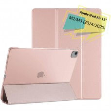 Чохол-книжка BeCover Tri Fold Hard для Apple iPad Air 13" M2 2024 Pink (711724)