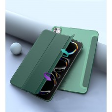 Чохол-книжка BeCover Tri Fold Hard для Apple iPad Pro 11" M4 2024 Dark Green (711727)