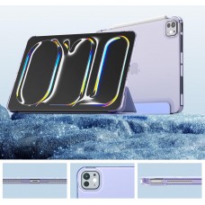 Чохол-книжка BeCover Tri Fold Hard для Apple iPad Pro 11" M4 2024 Purple (711729)