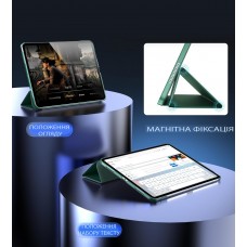 Чохол-книжка BeCover Tri Fold Hard для Apple iPad Pro 13" M4 2024 Dark Green (711731)